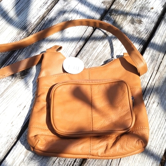 Li. Handbags - Li Leather Co. crossbody NWT